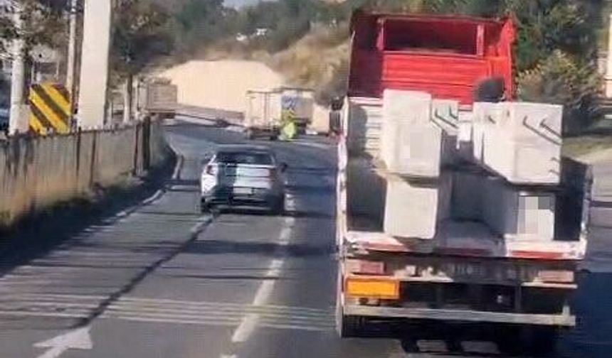 Faciaya davetiye: Tonlarca beton trafikte ölüm saçabilirdi!
