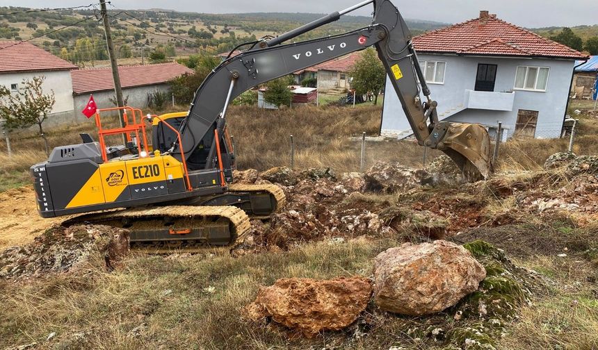 Yeni yol için çalışmalar başladı!