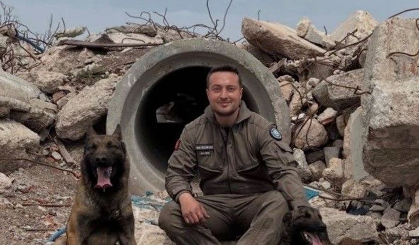 Arama kurtarma köpeklerinden büyük başarı!