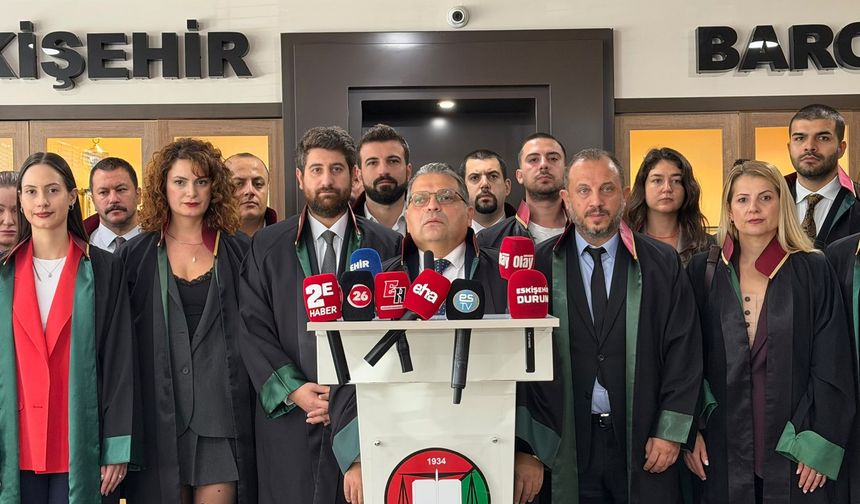 Eskişehir Barosu'ndan sert tepki: Gerçekler tutuklanamaz!