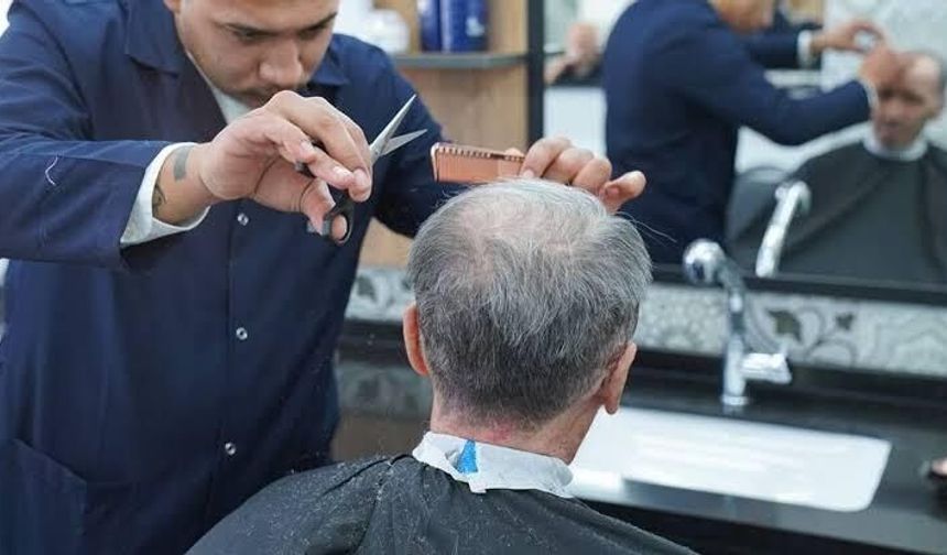 Tepebaşı'nda 100 TL'ye saç kesimi