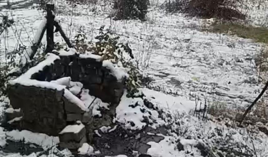 Eskişehir'den ilk kar manzaraları!