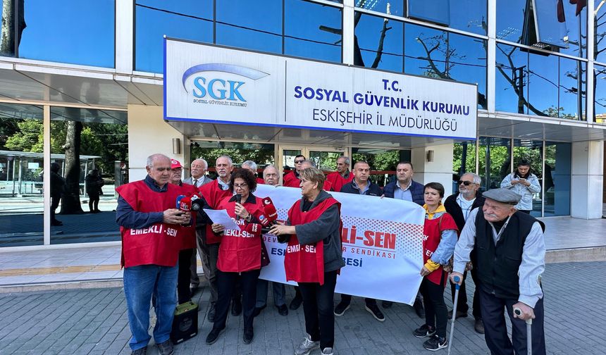 Emekliler yine sokakta: “Hakkımızı istiyoruz”
