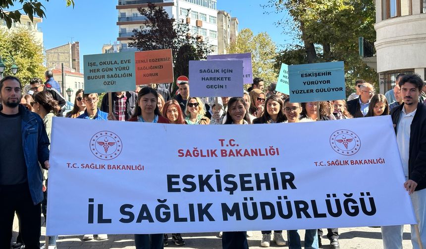 Dünya Yürüyüş Günü’nde Eskişehir sokaklarındaydılar