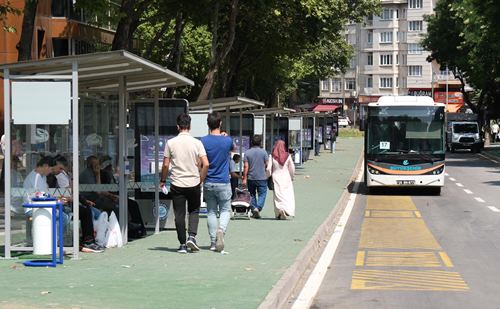 YENİLENEN KAVŞAKTA OTOBÜS HATLARI ÇALIŞMAYA BAŞLADI (6)