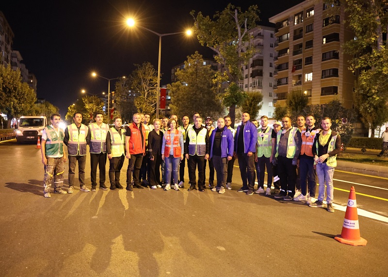 Atatürk Bulvari’nda Çalişmalar Tamamlandi (10)
