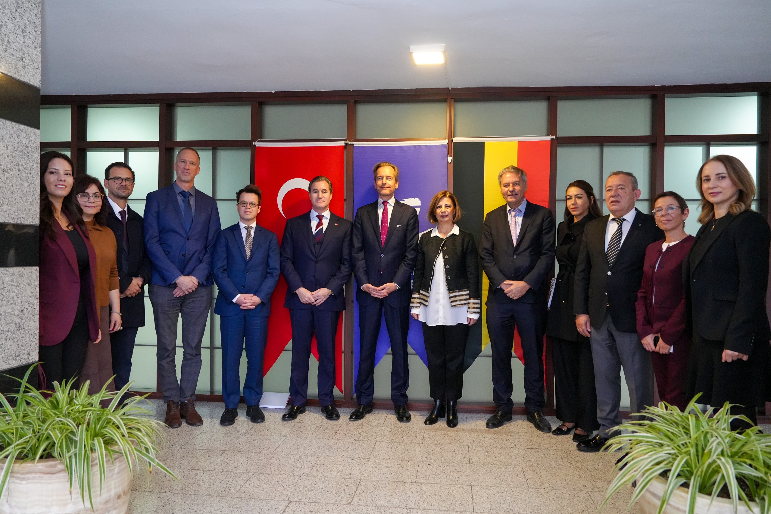 Belçi̇ka Büyükelçi̇si̇ Velde’den Başkan Ünlüce’ye Zi̇yaret (4)