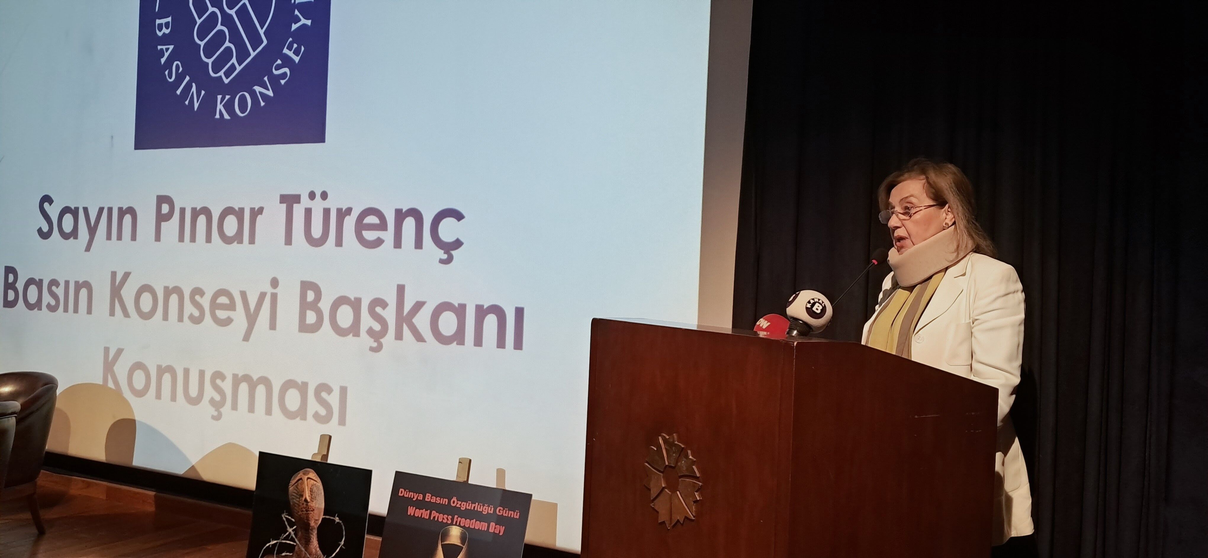 Basin Konseyi̇ Başkani Pinar Türenç Açiş Konuşmasi