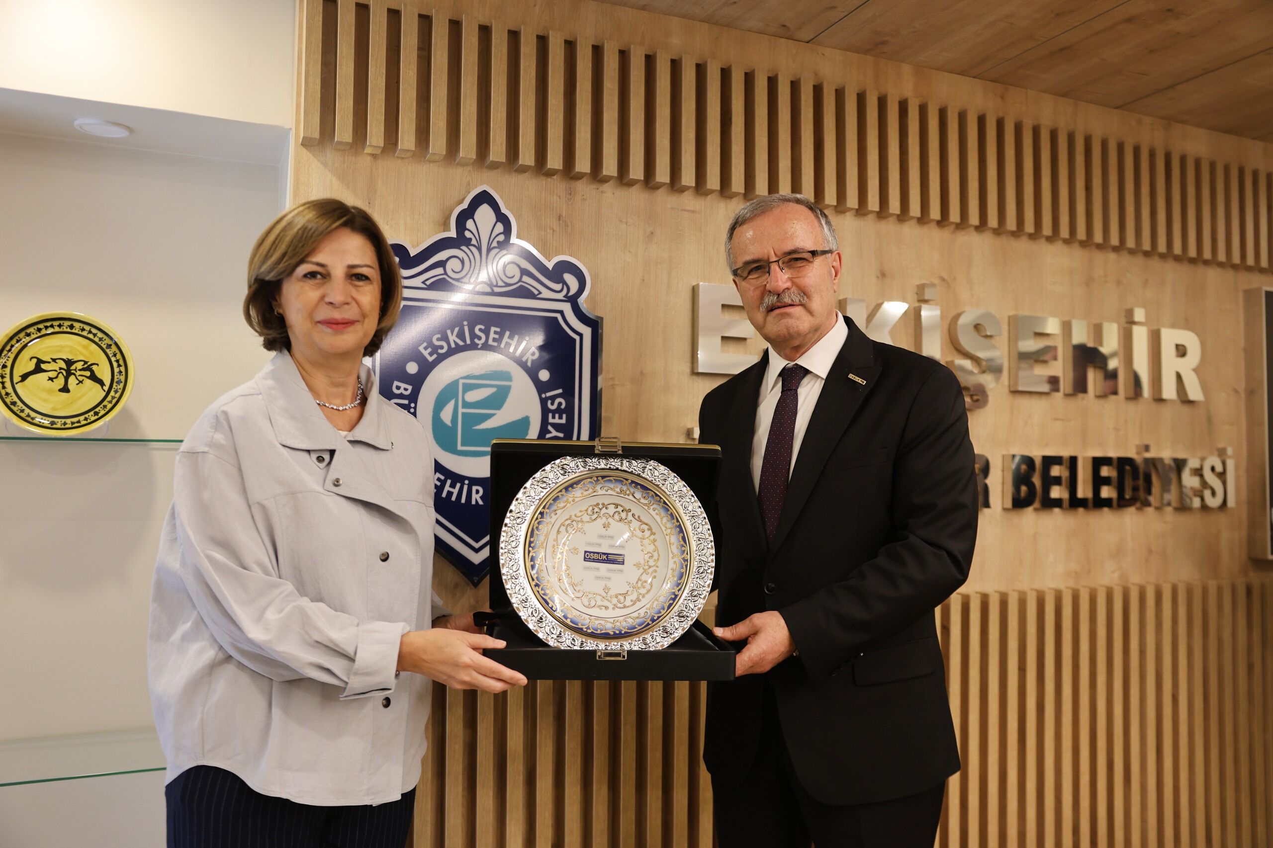 Osbük Heyeti̇nden Başkan Ünlüce’ye Zi̇yaret (2)