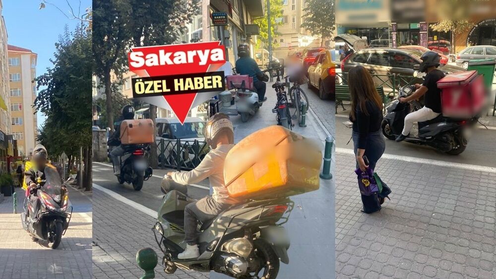 Yayaların arasında tehlikeli yolculuk....