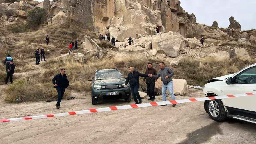 Kapadokya'da kaya düştü: 2 ölü, 1 yaralı